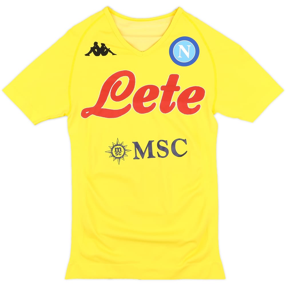 2016-17 Napoli Player Issue Kappa Compression Baselayer - 8/10 - (XL/XXL)