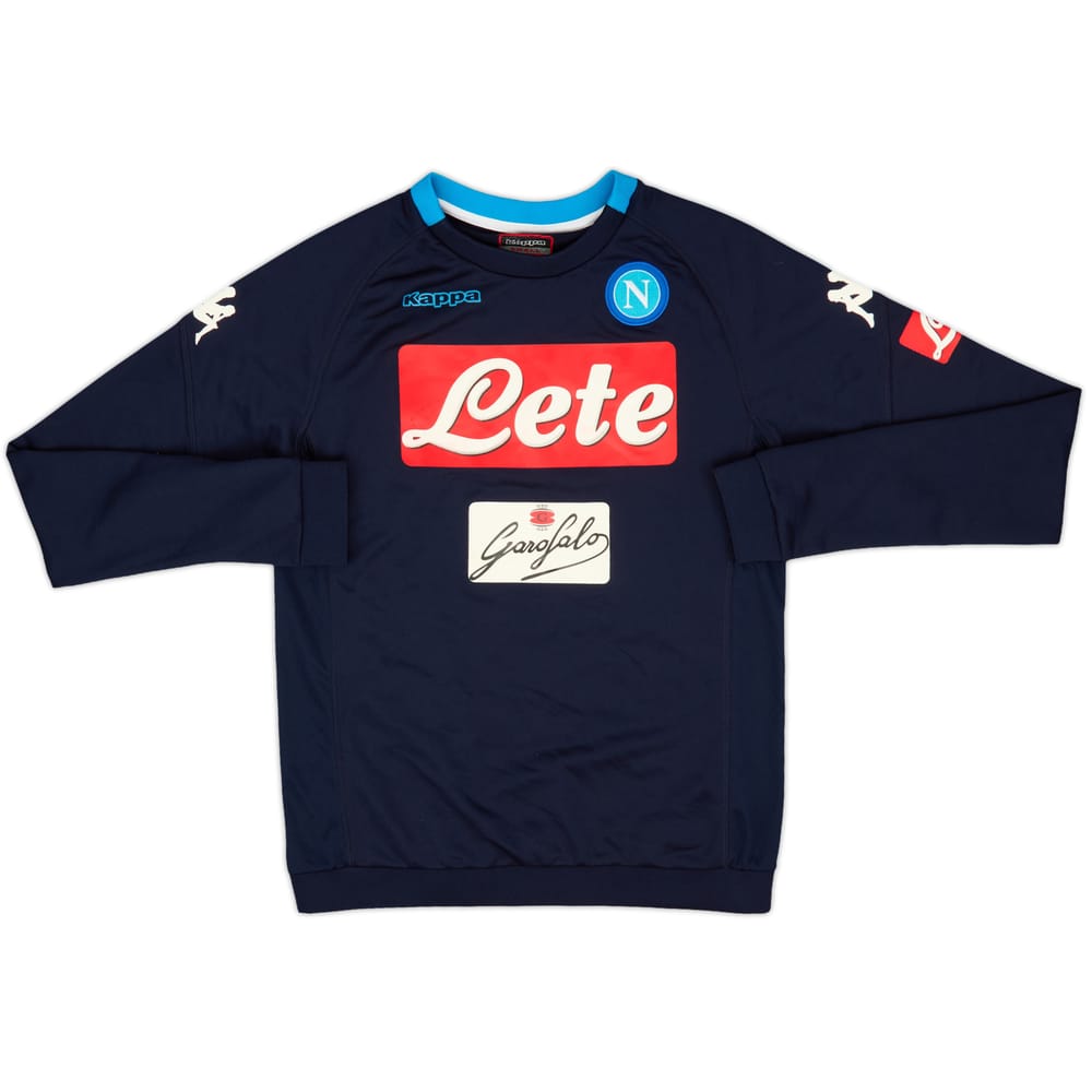 2017-18 Napoli Kappa Sweat Top - 6/10 - (S)