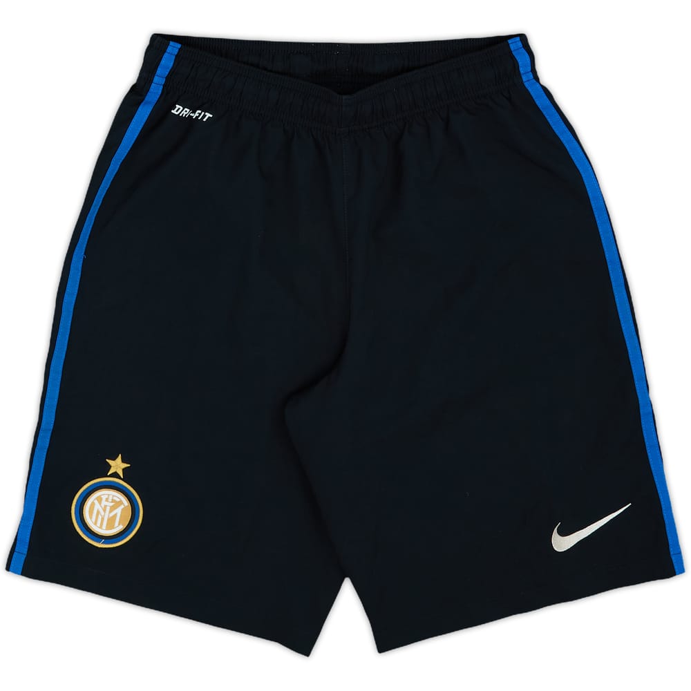 2014-15 Inter Milan Home Shorts - 9/10 - (S)