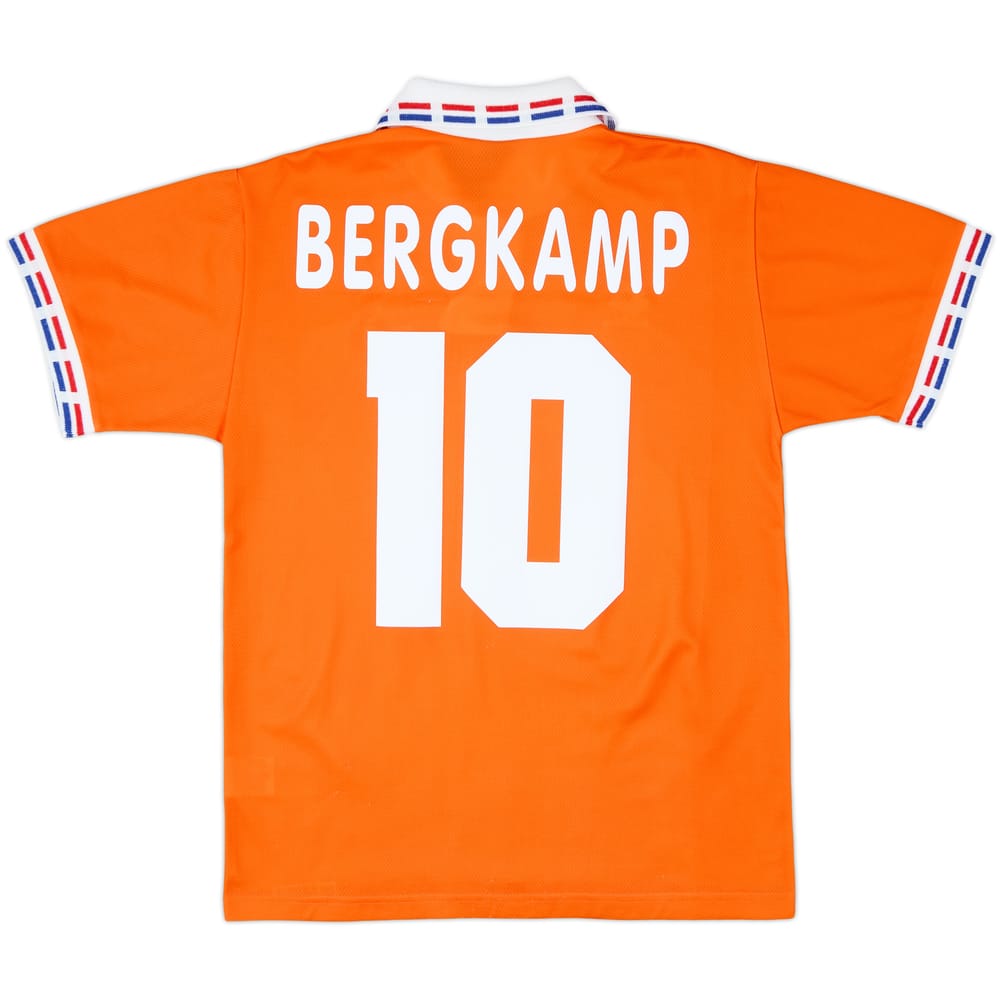 1996 Netherlands Home Shirt Bergkamp #10 - 9/10 - (S)