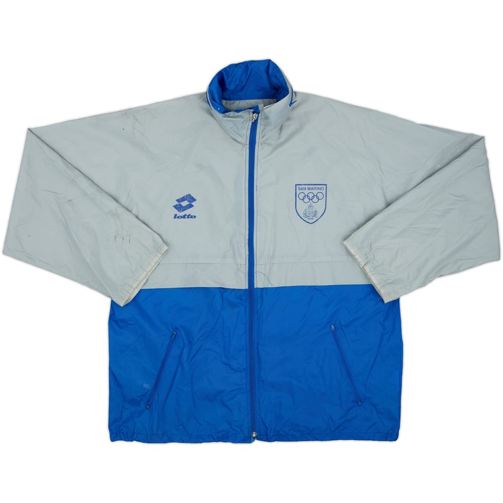 1996 San Marino Lotto Olympic Hooded Rain Jacket - 6/10 - (XL)