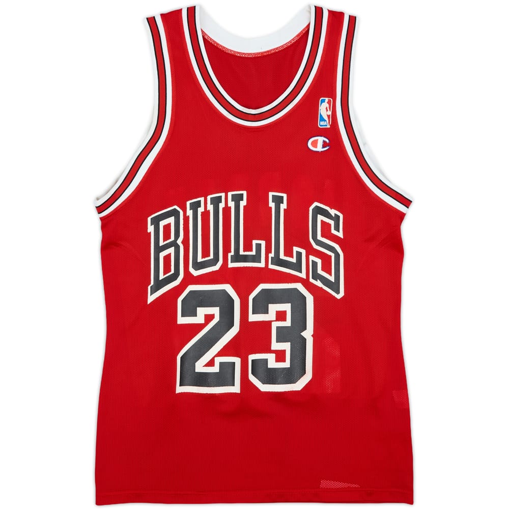 1991-93 Chicago Bulls Jordan #23 Champion Away Jersey - 7/10 - (S)