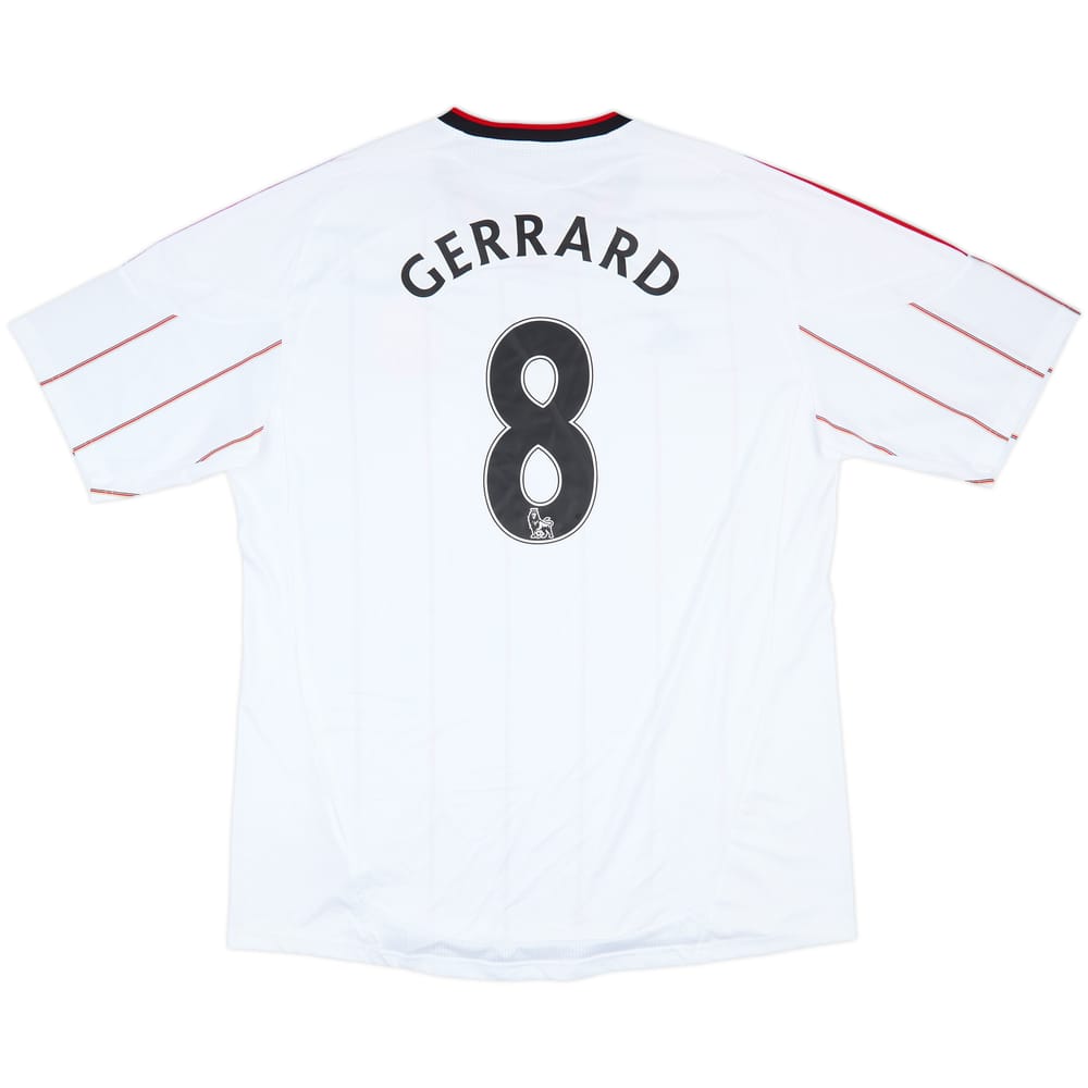2010-11 Liverpool Away Shirt Gerrard #8 - 9/10 - (XXL)