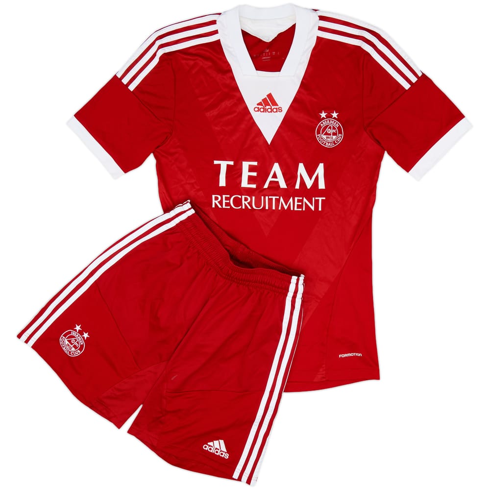 2013-14 Aberdeen Home Shirt & Shorts - 8/10 - (S)