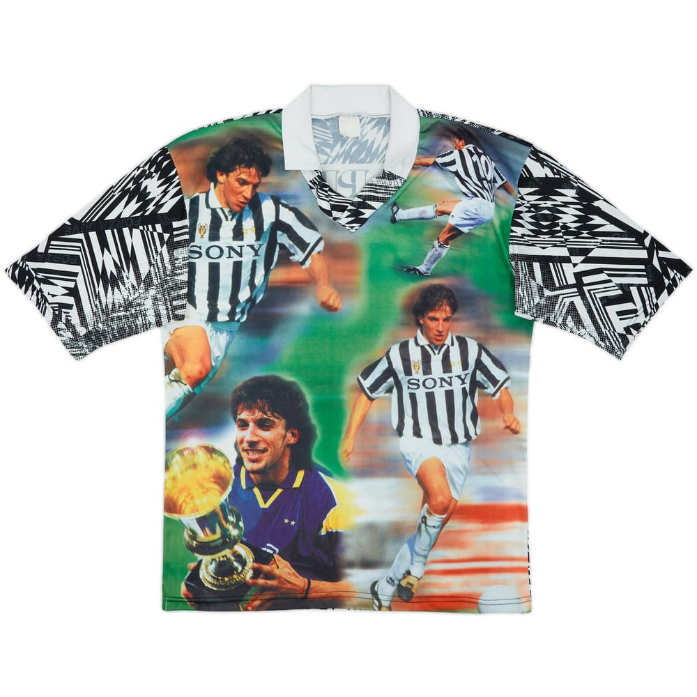1995-96 Juventus Graphic Shirt Del Piero #10 - 9/10 - (XL)