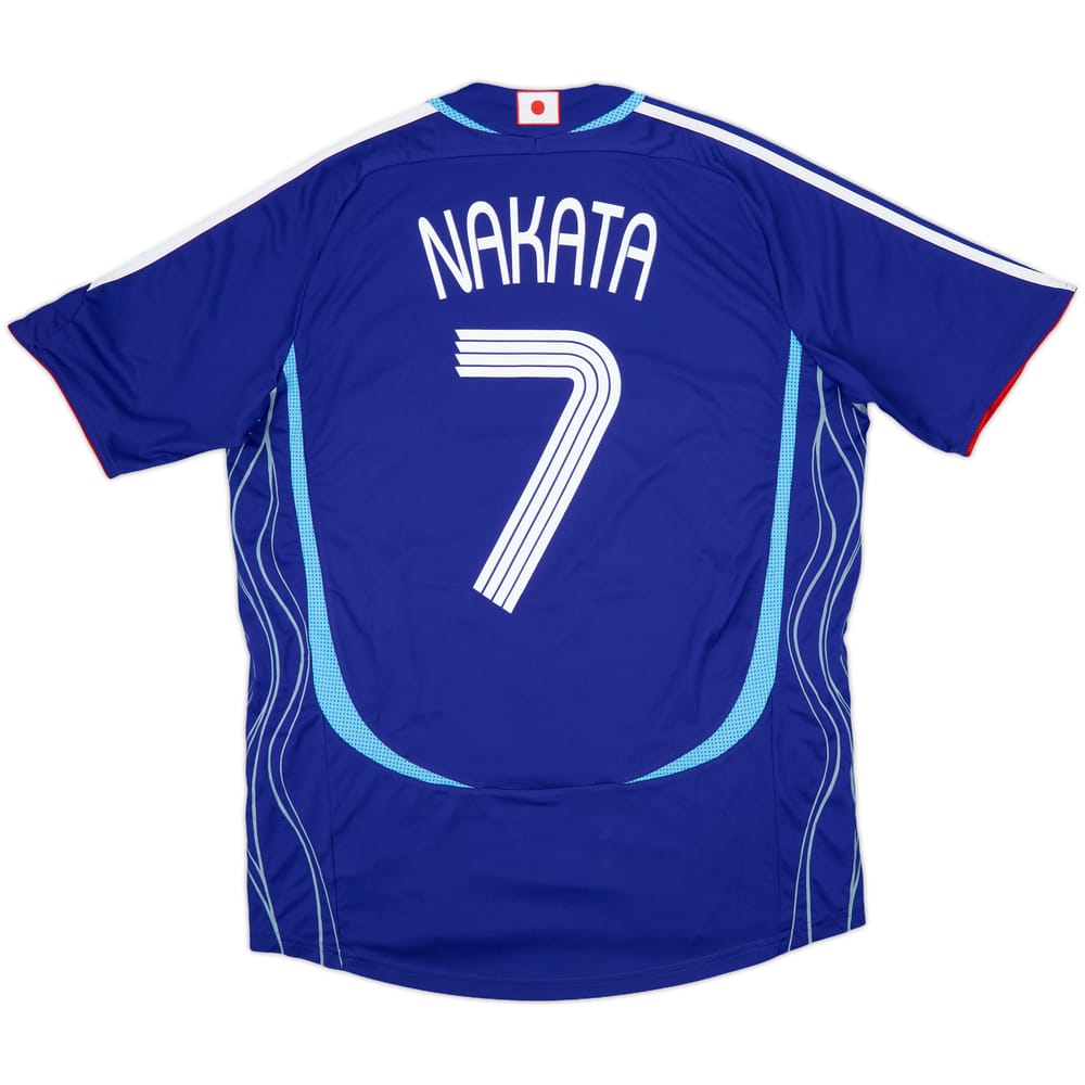 2006-08 Japan Home Shirt Nakata #7 - 8/10 - (L)