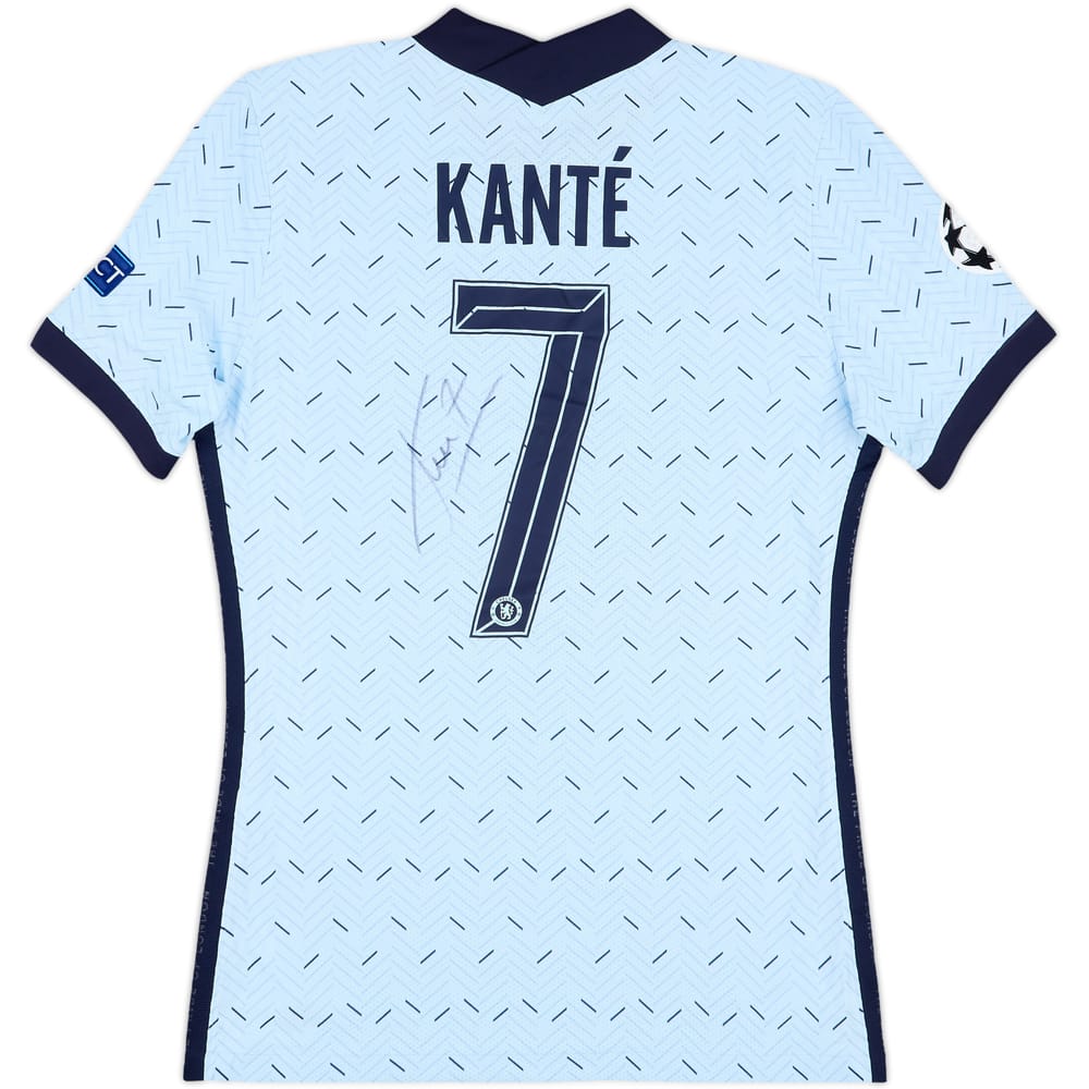 2020-21 Chelsea Player Issue Signed Away Shirt Kante #7 - 9/10 - (M)