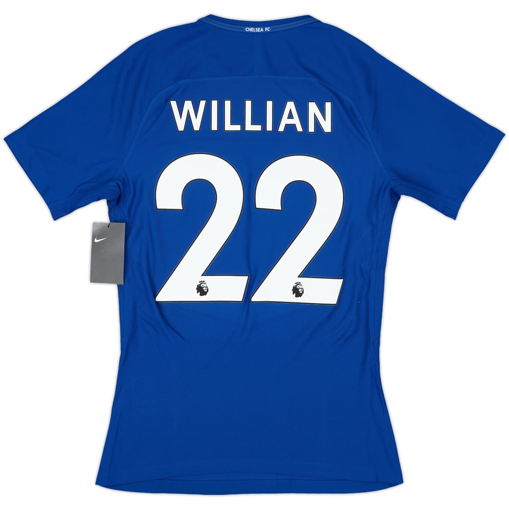 2017-18 Chelsea Player Issue Home Shirt Willian #22 (S)