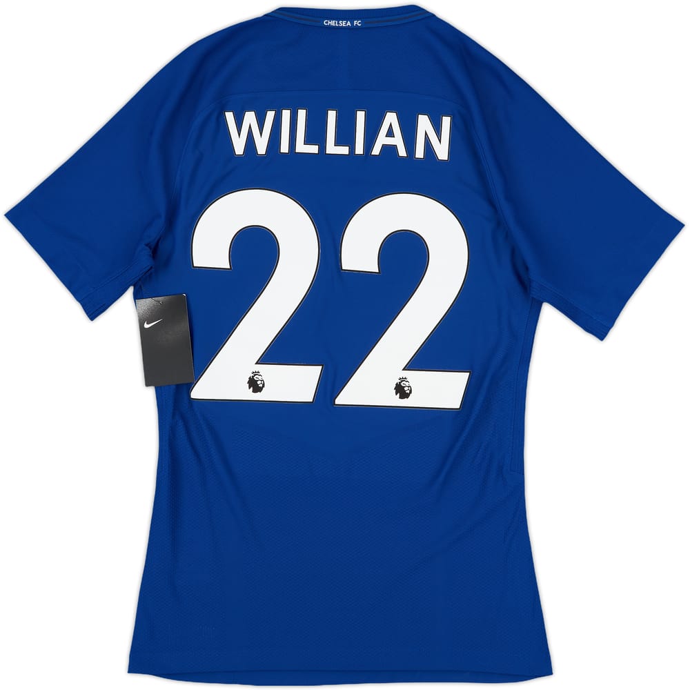 2017-18 Chelsea Player Issue Home Shirt Willian #22 (S)