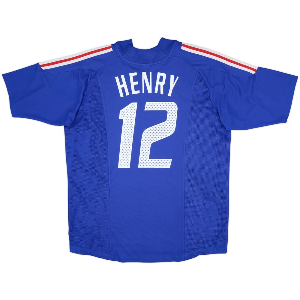 2002-04 France Home Shirt Henry #12 - 6/10 - (L)