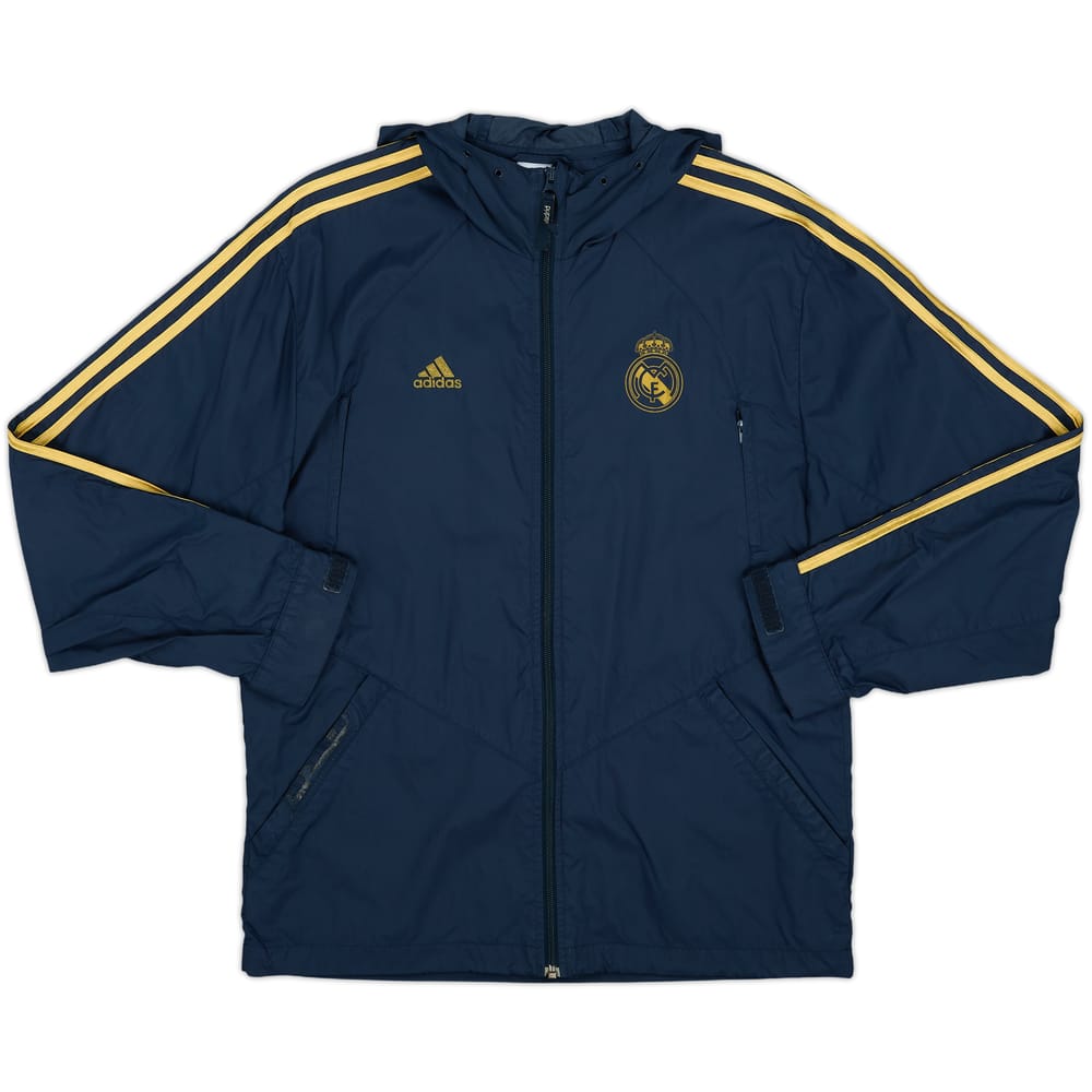 2008-09 Real Madrid adidas Hooded Rain Jacket - 8/10 - (M)