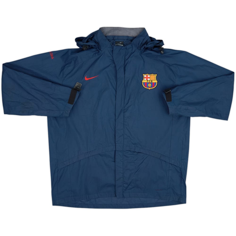 Chaqueta de lluvia con capucha Nike del Barcelona 2006-07 - 6/10 - (L)