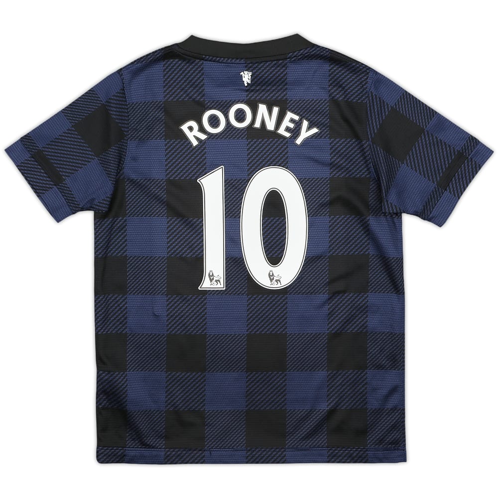 2013-14 Manchester United Away Shirt Rooney #10 - 8/10 - (S.Boys)