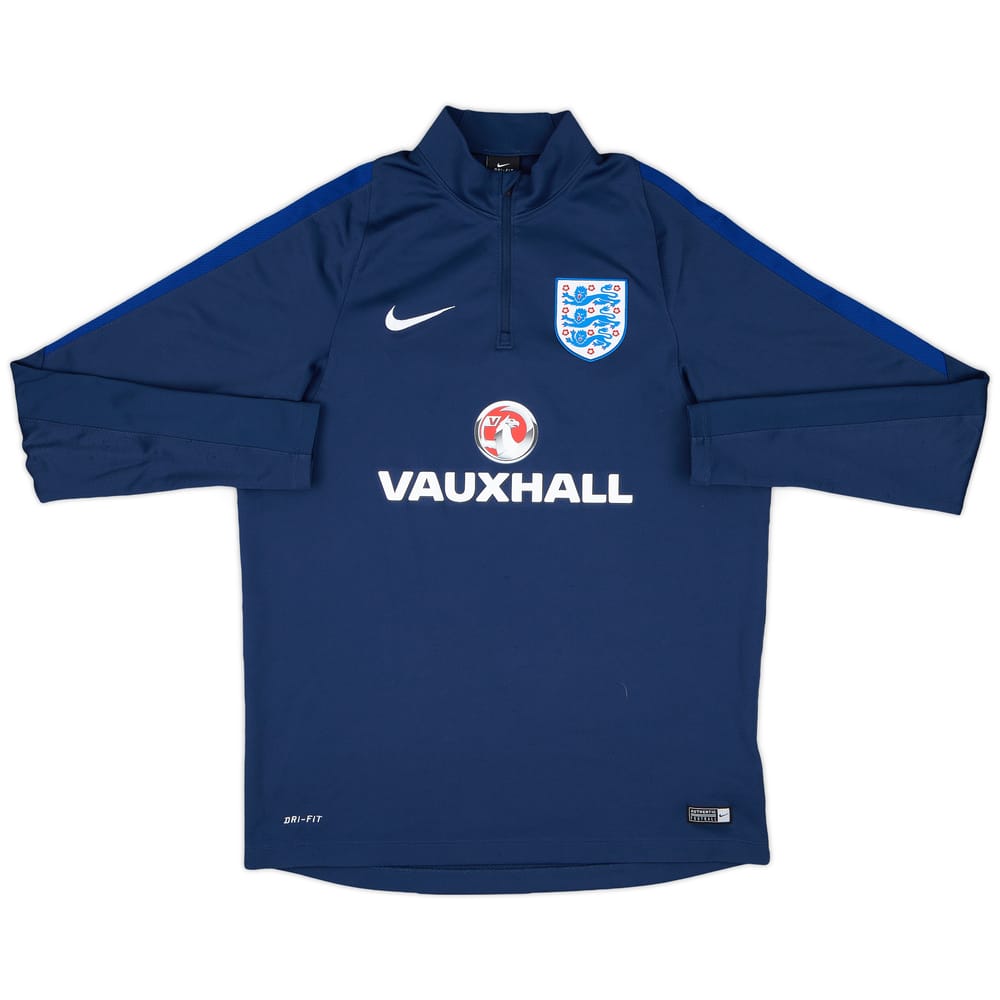 2016-17 England Nike 1/4 Zip Training Top - 9/10 - (L)