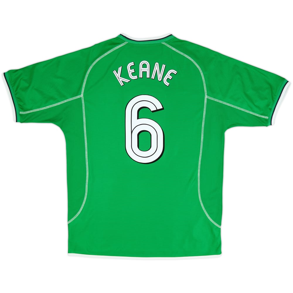 2001-03 Ireland Home Shirt Keane #6