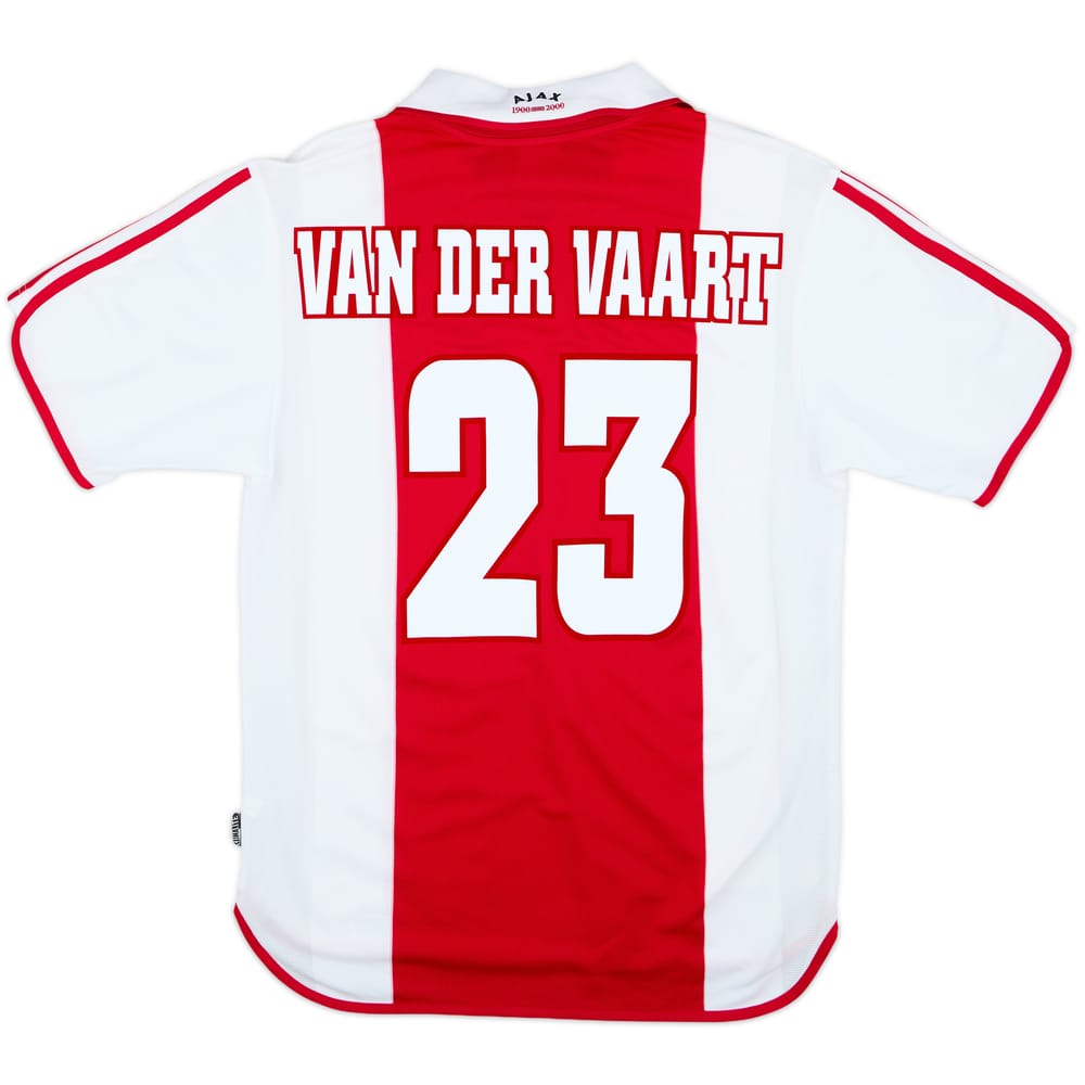 2000-01 Ajax Centenary Home Shirt Van Der Vaart #23 - 8/10 - (M)