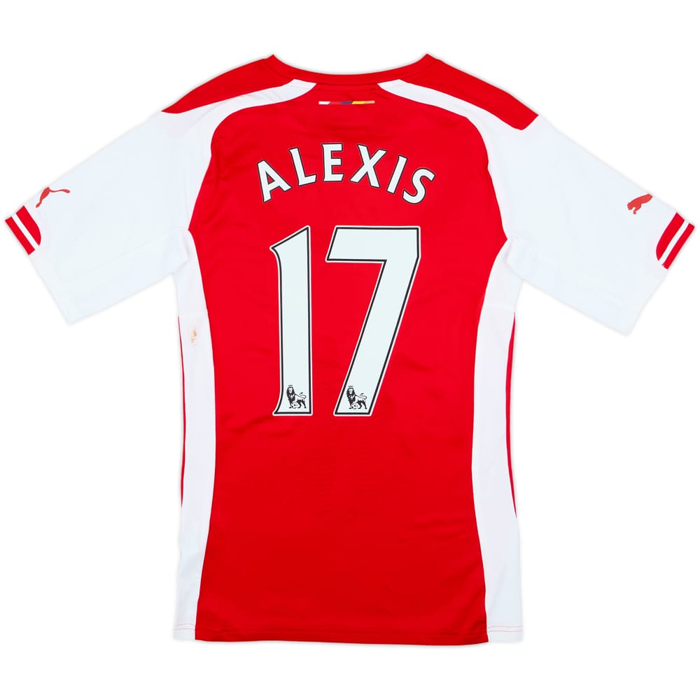 2014-15 Arsenal Player Issue (ACTV Fit) Home Shirt Alexis #17 (L)