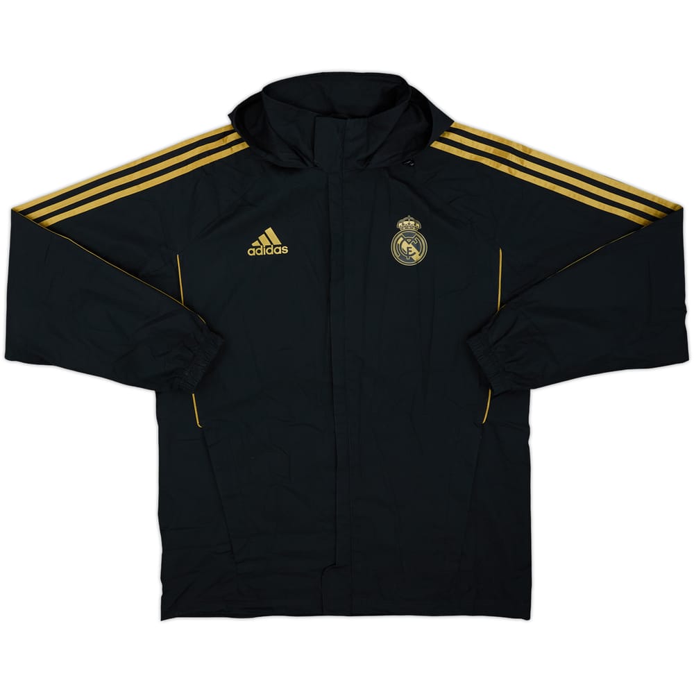 2011-12 Real Madrid adidas Hooded Rain Jacket - 8/10 - (M)