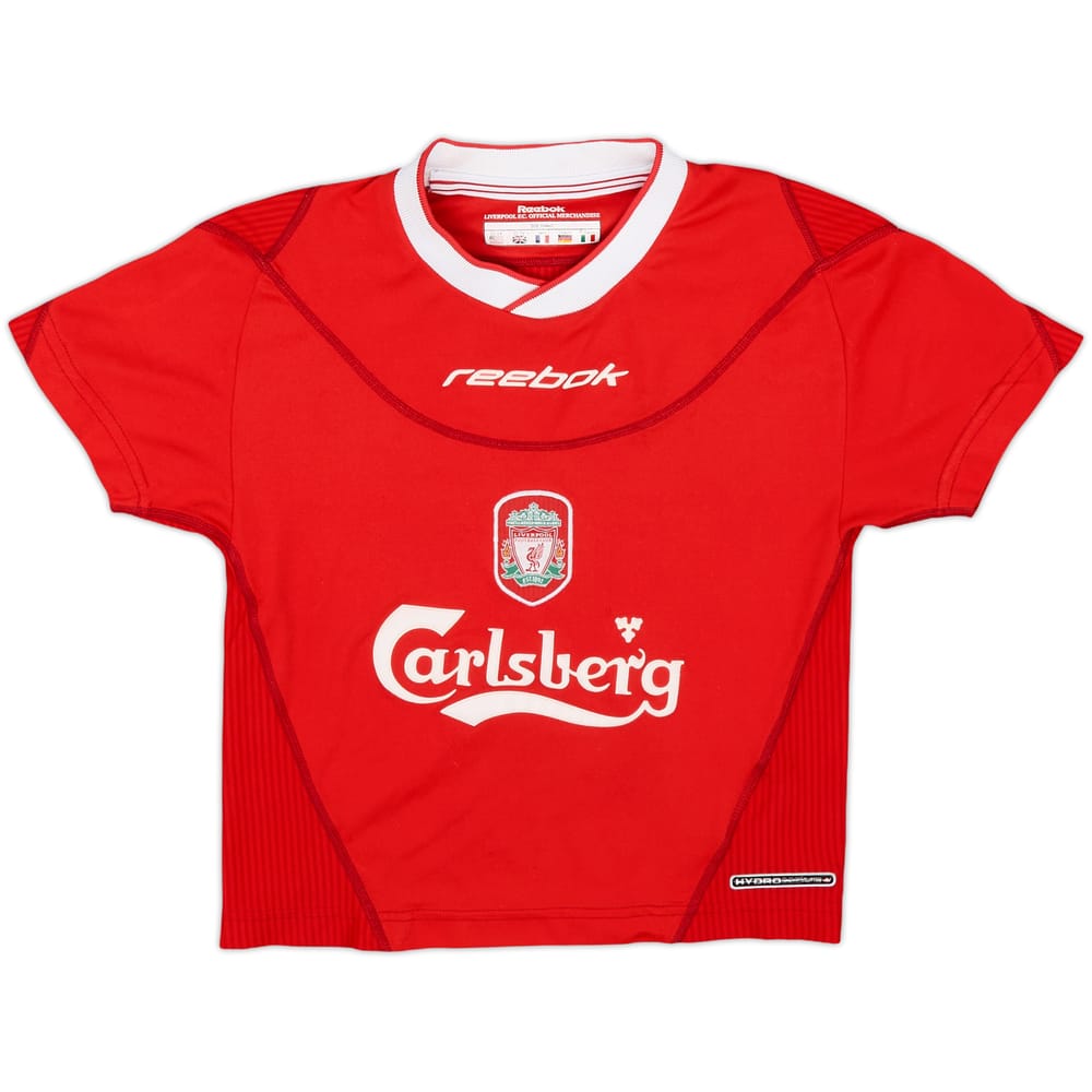 2002-04 Liverpool Home Shirt - 8/10 - (S.Boys)