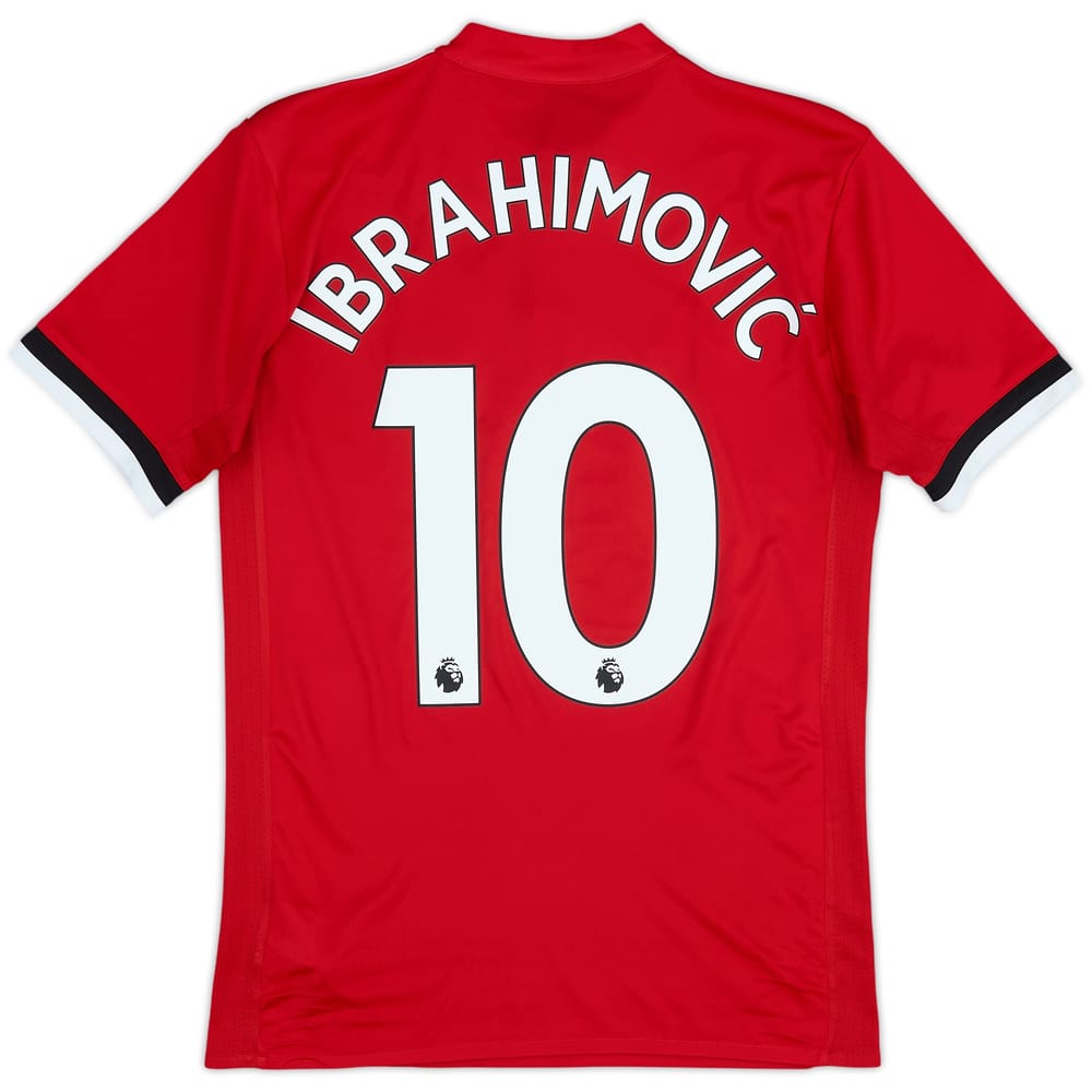 2017-18 Manchester United Home Shirt Ibrahimovic #10 - 10/10 - (XS)