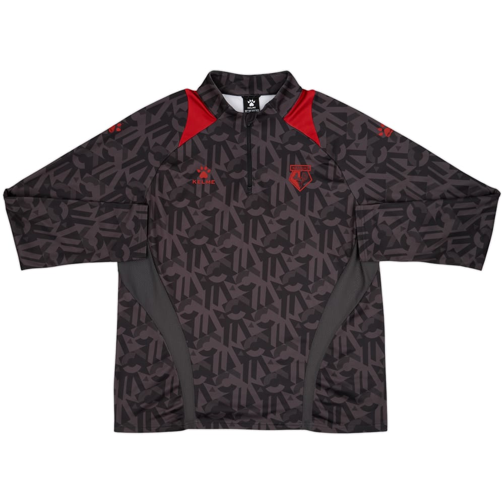 2024-25 Watford Kelme 1/4 Zip Drill Top - 9/10 - (XL)