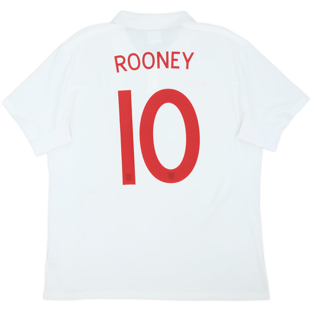 2009-10 England Home Shirt Rooney #10 - 6/10 - (L)