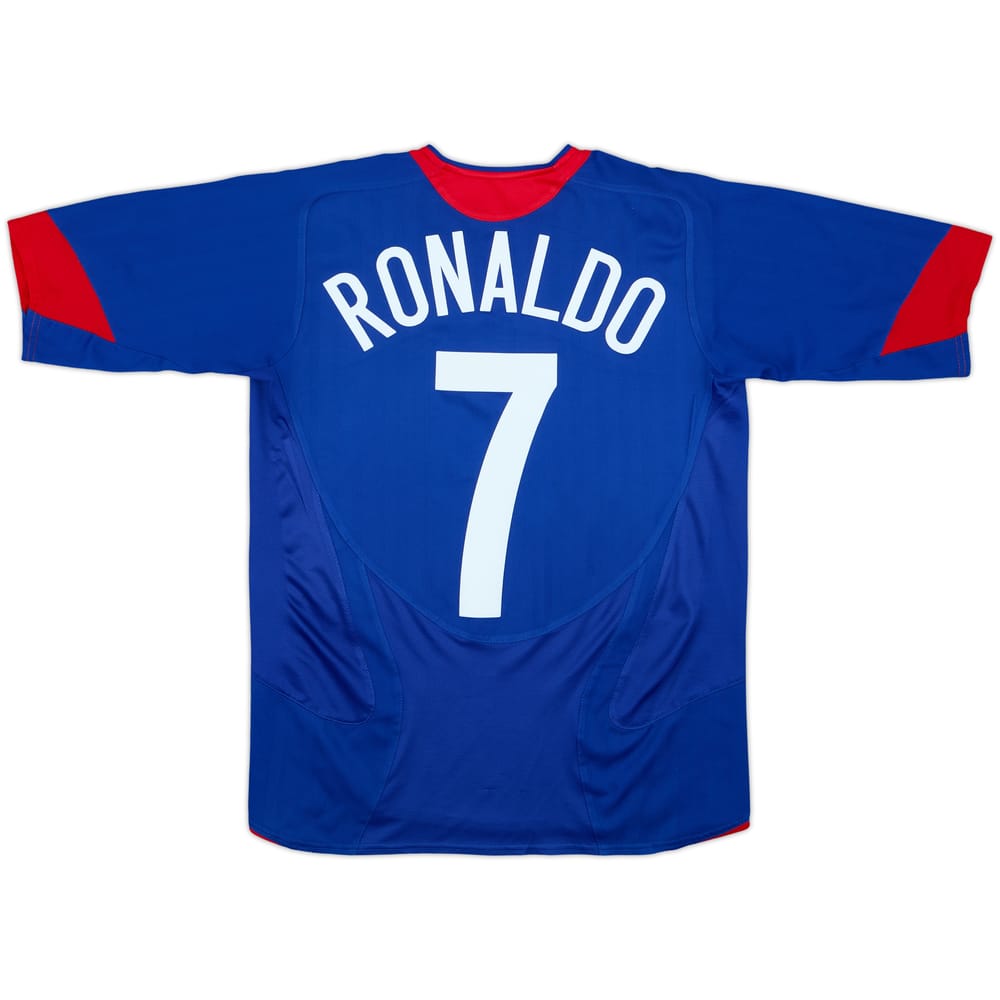 2005-06 Manchester United Away Shirt Ronaldo #7 - 7/10 - (XL.Boys)