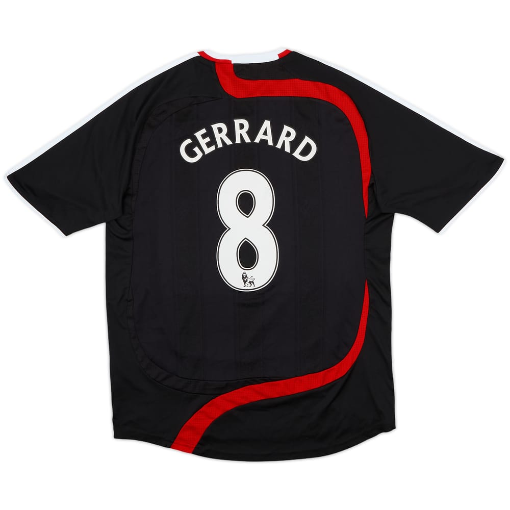 2007-08 Liverpool Third Shirt Gerrard #8 - 8/10 - (M)