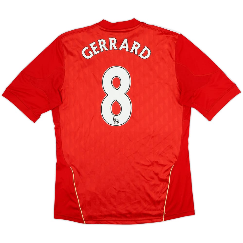 2010-12 Liverpool Home Shirt Gerrard #8 - 5/10 - (M)