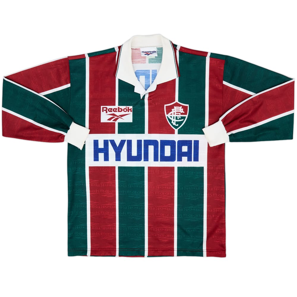 1995 Fluminense Home L/S Shirt #10 - 8/10 - (M)