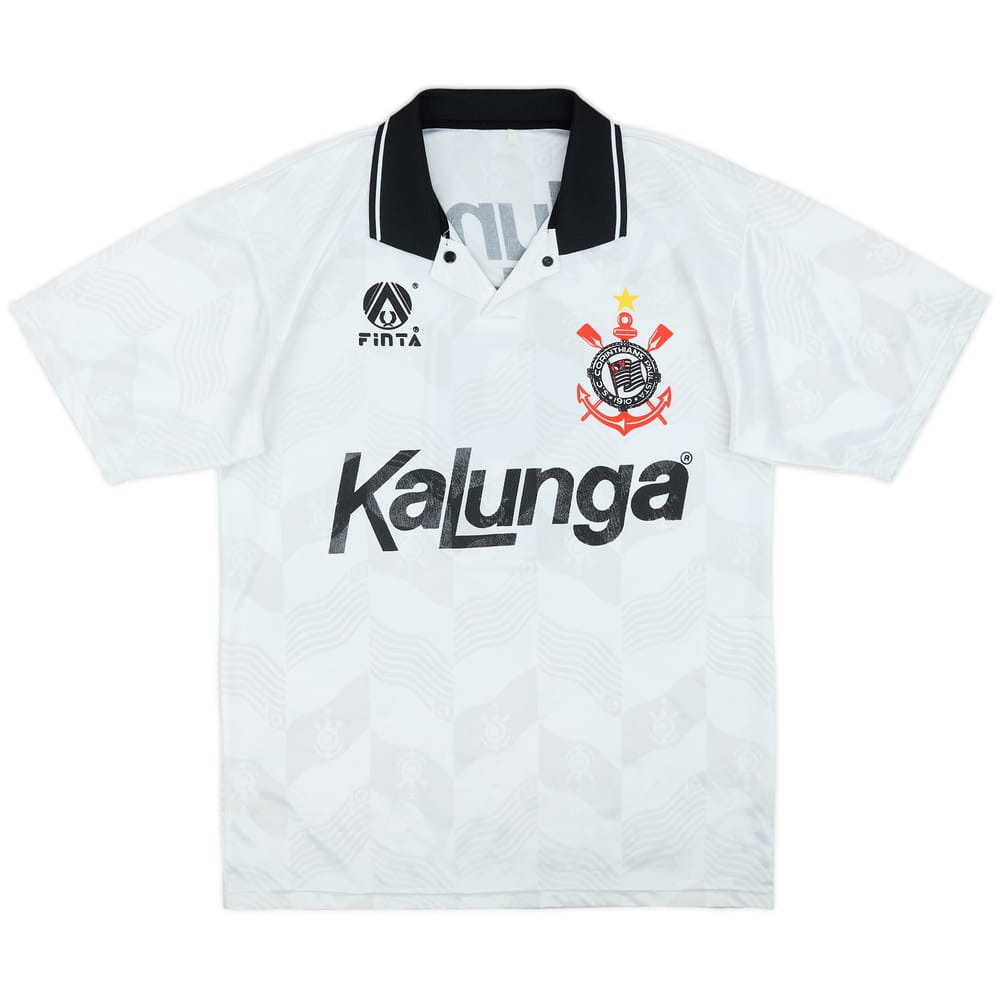 1990 Corinthians Home Shirt #9 - 7/10 - (L)