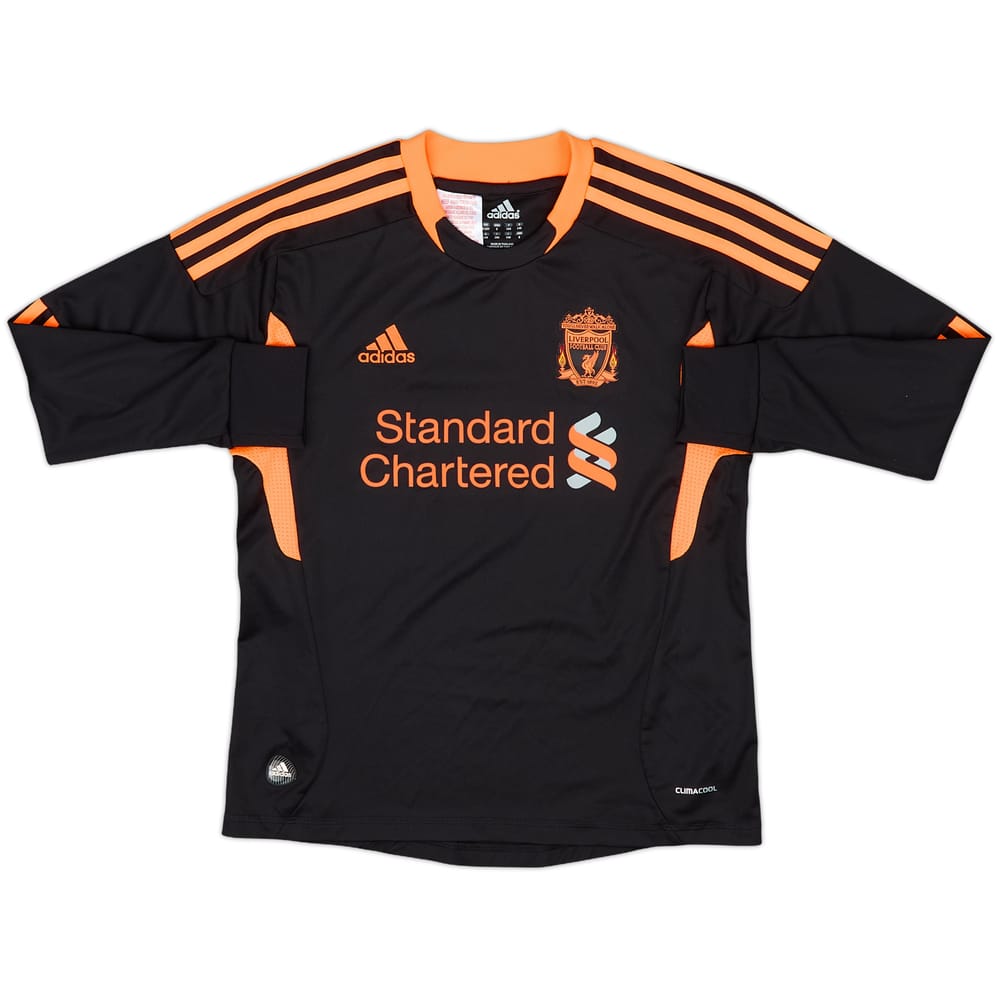 2010-11 Liverpool GK Shirt - 10/10 - (S.Boys)