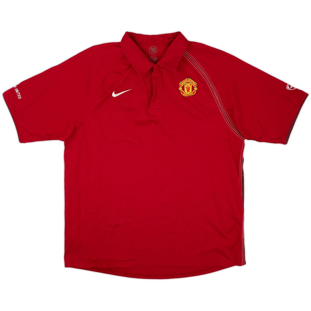 2007-08 Manchester United Nike Polo Shirt - 6/10 - (XL)