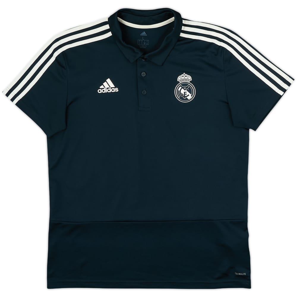 2018-19 Real Madrid adidas Polo Shirt - 10/10 - (L)