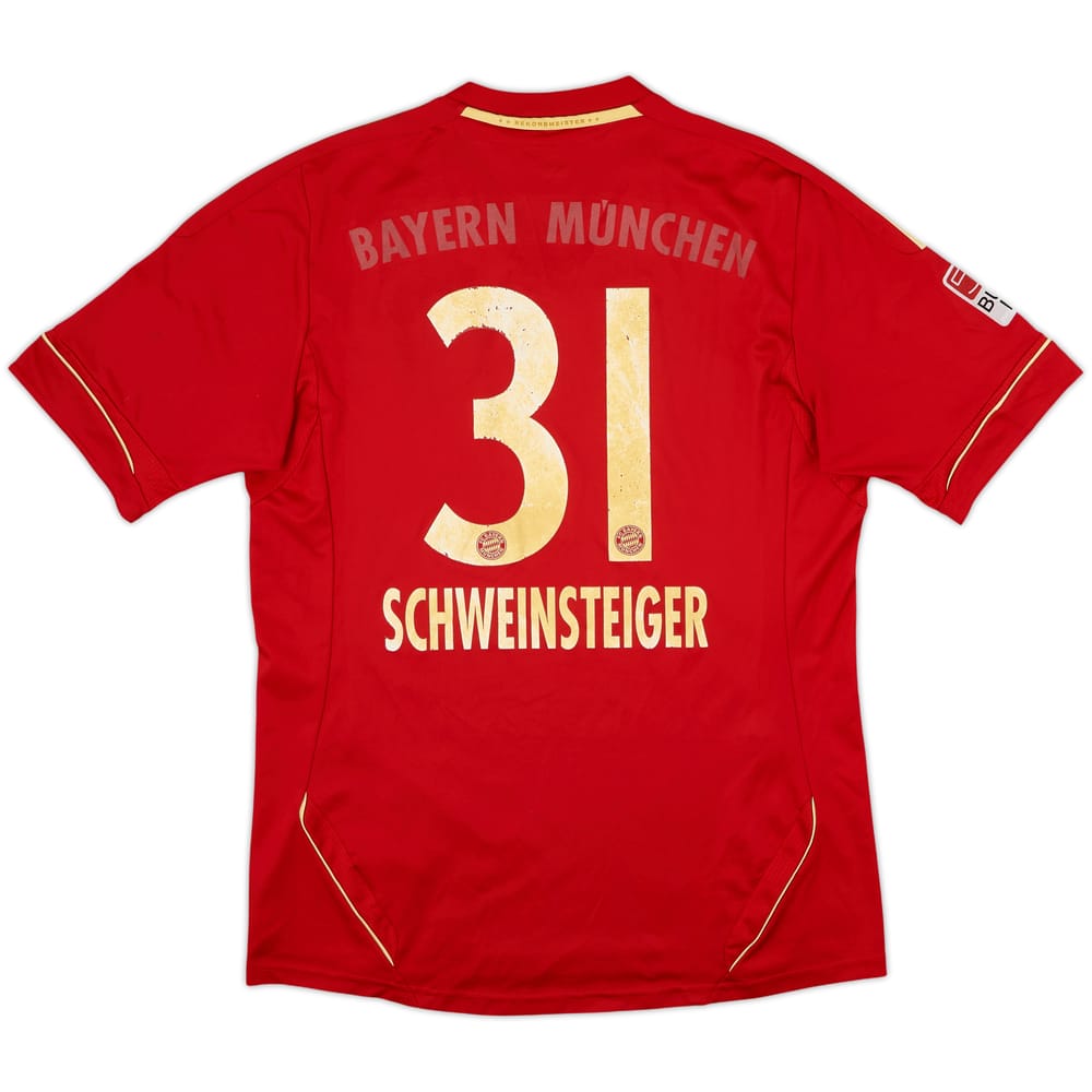 2011-13 Bayern Munich Home Shirt Schweinsteiger #31 - 4/10 - (M)