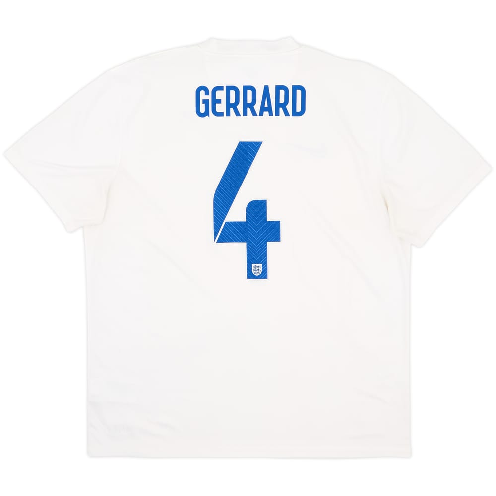 2014-15 England 'Brazil' Maillot domicile Gerrard #4 - 8/10 - (XL)