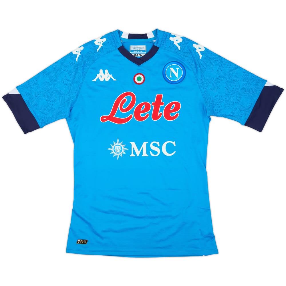2020-21 Napoli Authentic Home Shirt - 10/10 - (S)