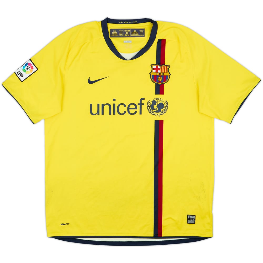 2008-10 Barcelona Away Shirt Messi #10 - 4/10 - (L)