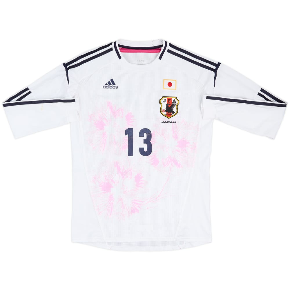 2012-13 Japan Women's Match Issue Away L/S Shirt #13