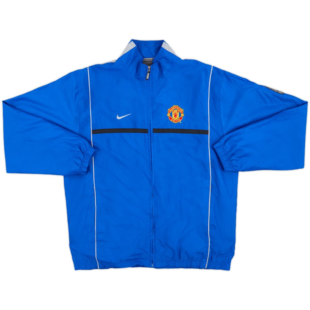 2002-03 Manchester United Nike Track Jacket - 8/10 - (L)