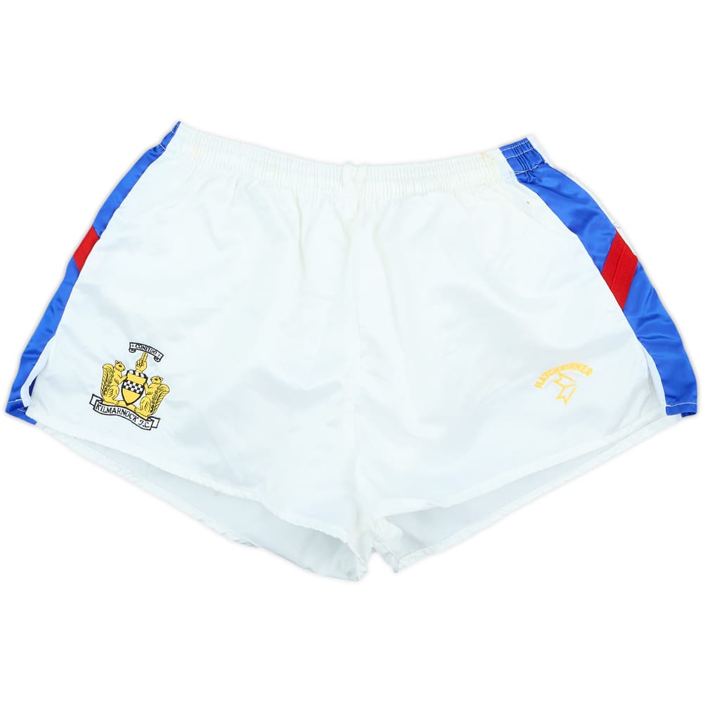 1989-91 Kilmarnock Player Issue Home Shorts