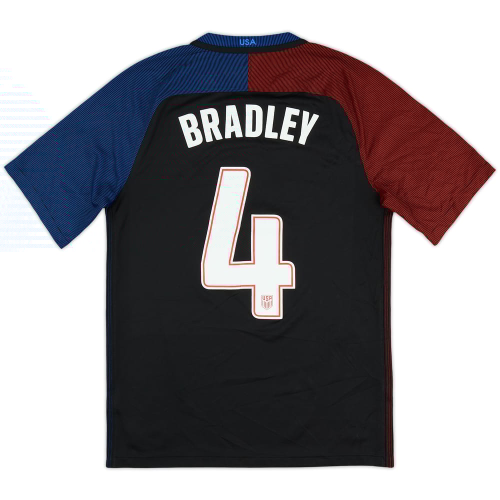 2016-17 USA Away Shirt Bradley #4 - 8/10 - (S)