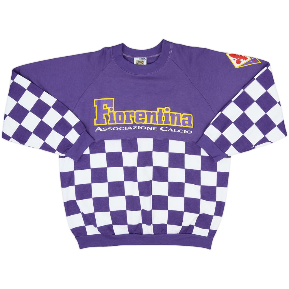 1990-91 Fiorentina Le Felpe Dei Grandi Club Sweat Top - 9/10 - (L)