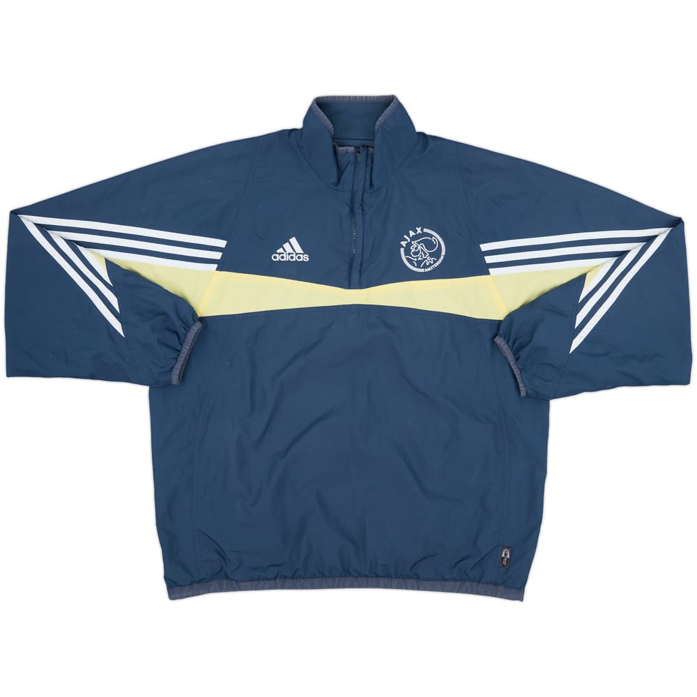 2003-04 Ajax adidas 1/4 Zip Reversible Drill Top - 8/10 - (M/L)