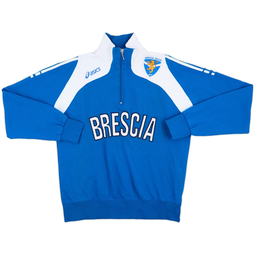 2007-08 Brescia Asics 1/4 Zip Training Top - 8/10 - (M)