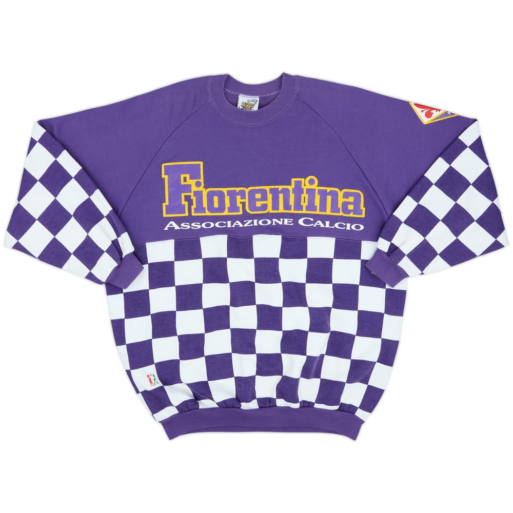 1990-91 Fiorentina Le Felpe Dei Grandi Club Sweat Top - 7/10 - (L)