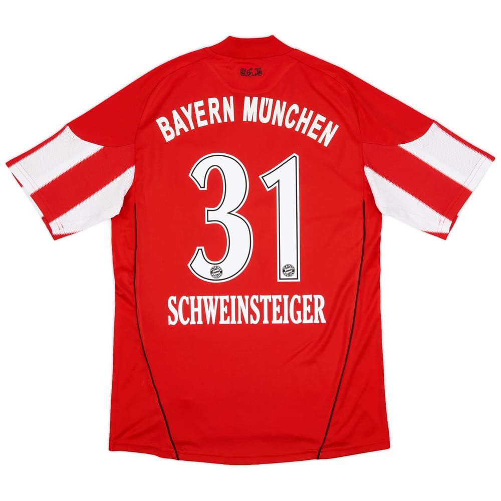 2010-11 Bayern Munich Home Shirt Schweinsteiger #31 - 5/10 - (S)