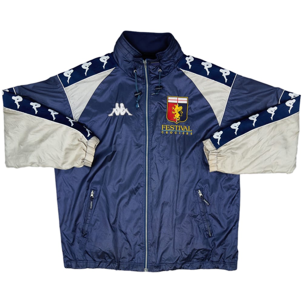 1998-01 Genoa Kappa Hooded Rain Coat - 8/10 - (XL)