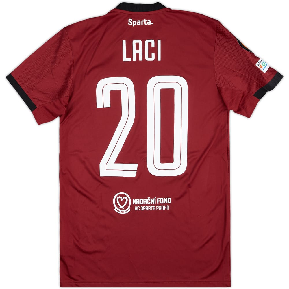 2023-24 Sparta Prague Match Issue Home Shirt Laci #20