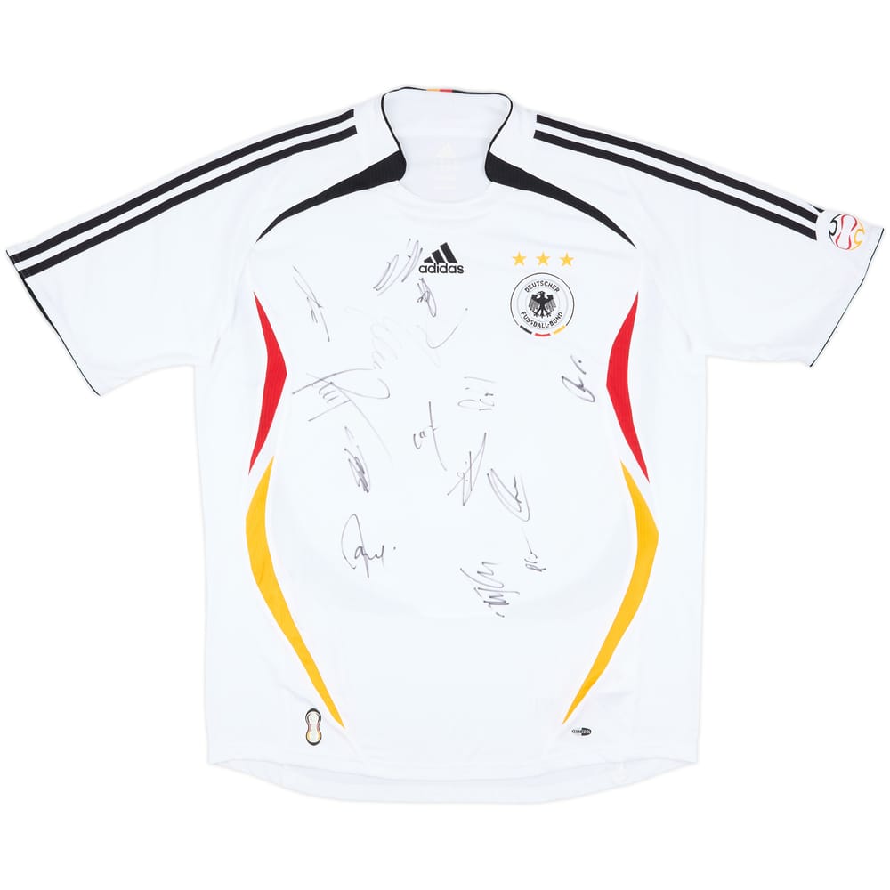 2005-07 Germany Squad Signed Home Shirt - 8/10 - (XL)